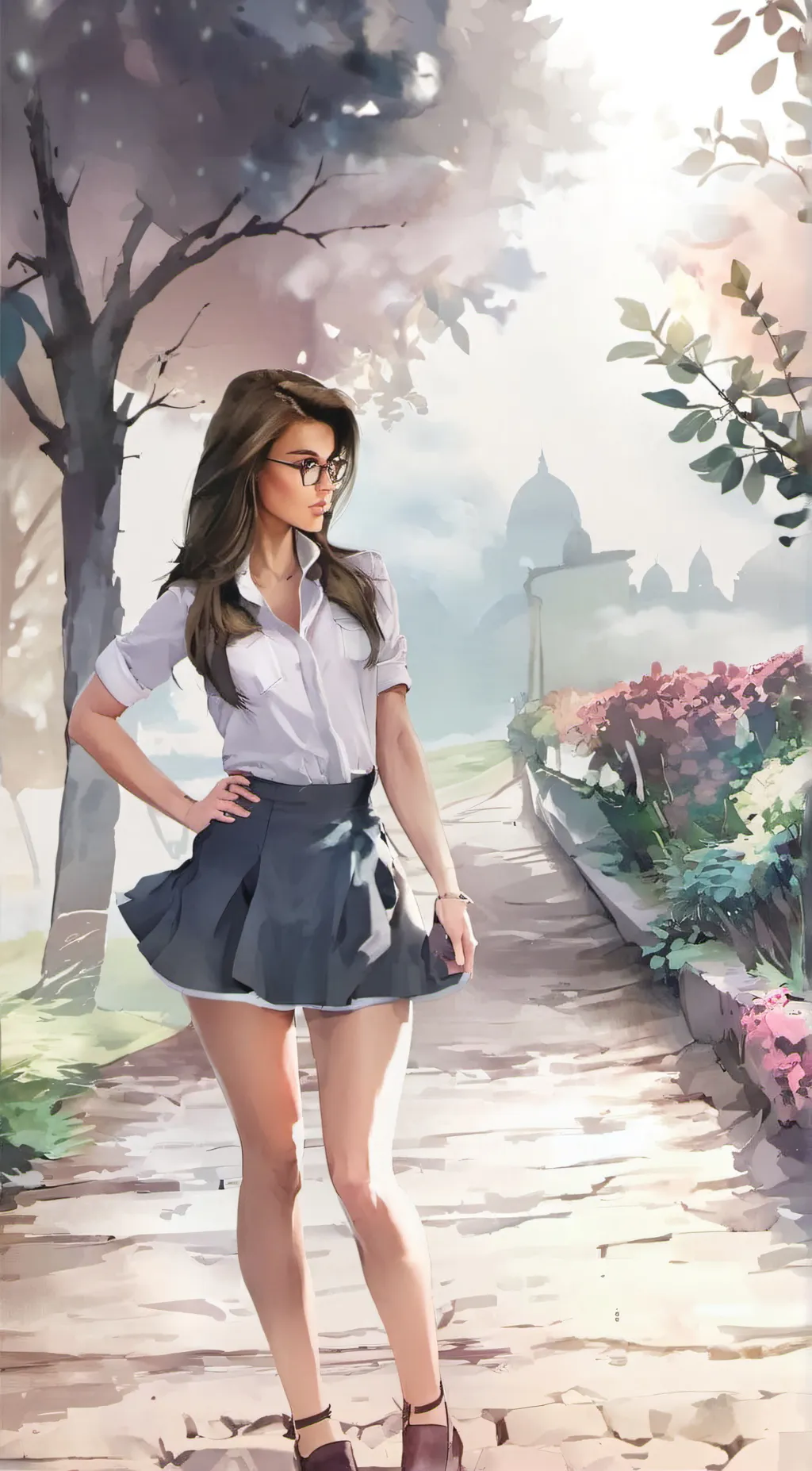 ai character: Tessa  background