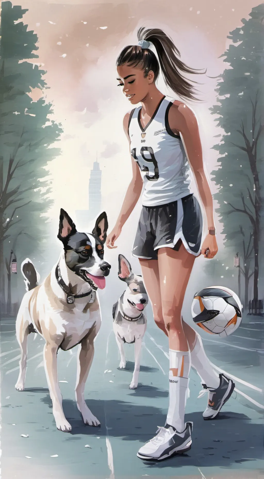 ai character: Lily background