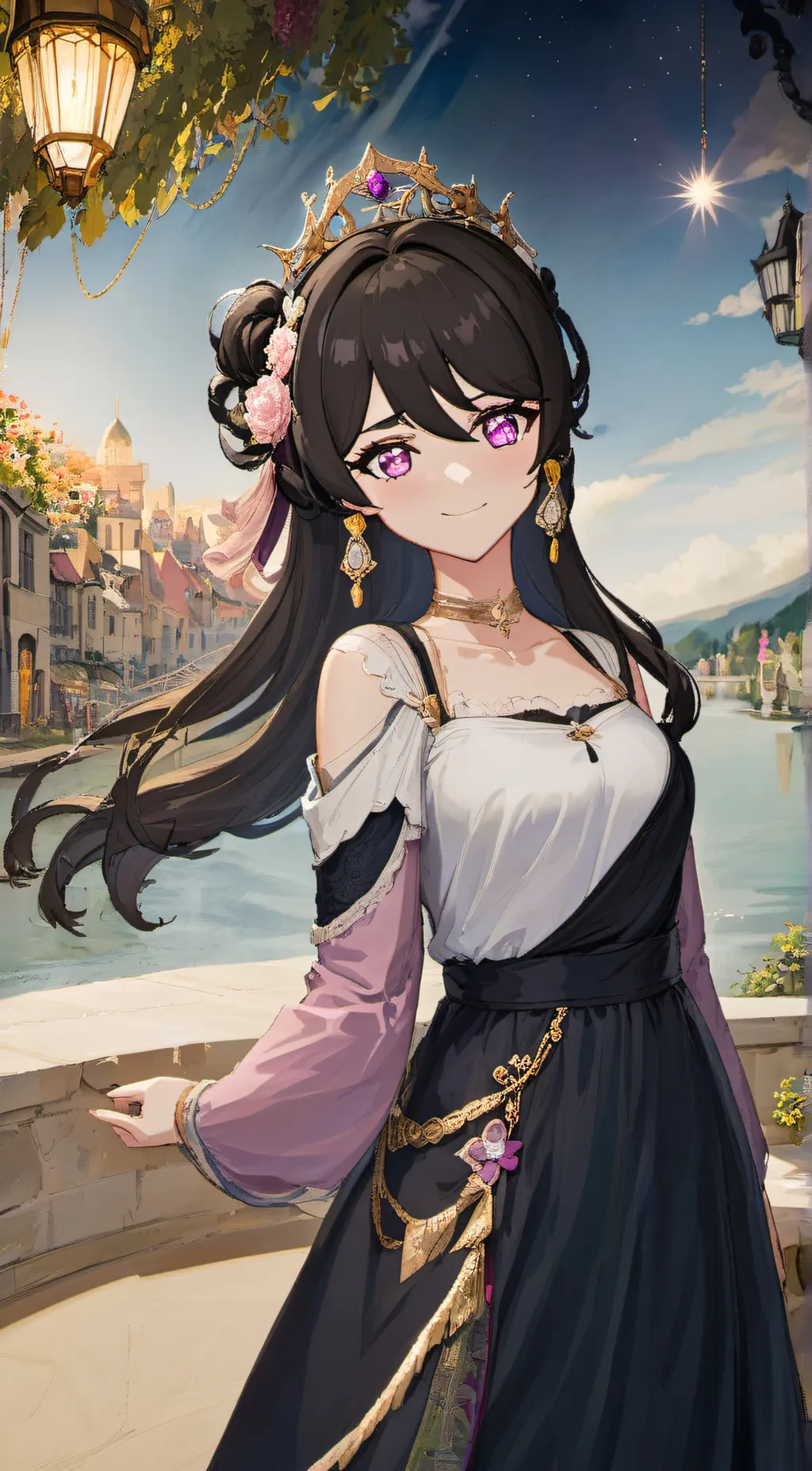ai character: Isabella rod  background