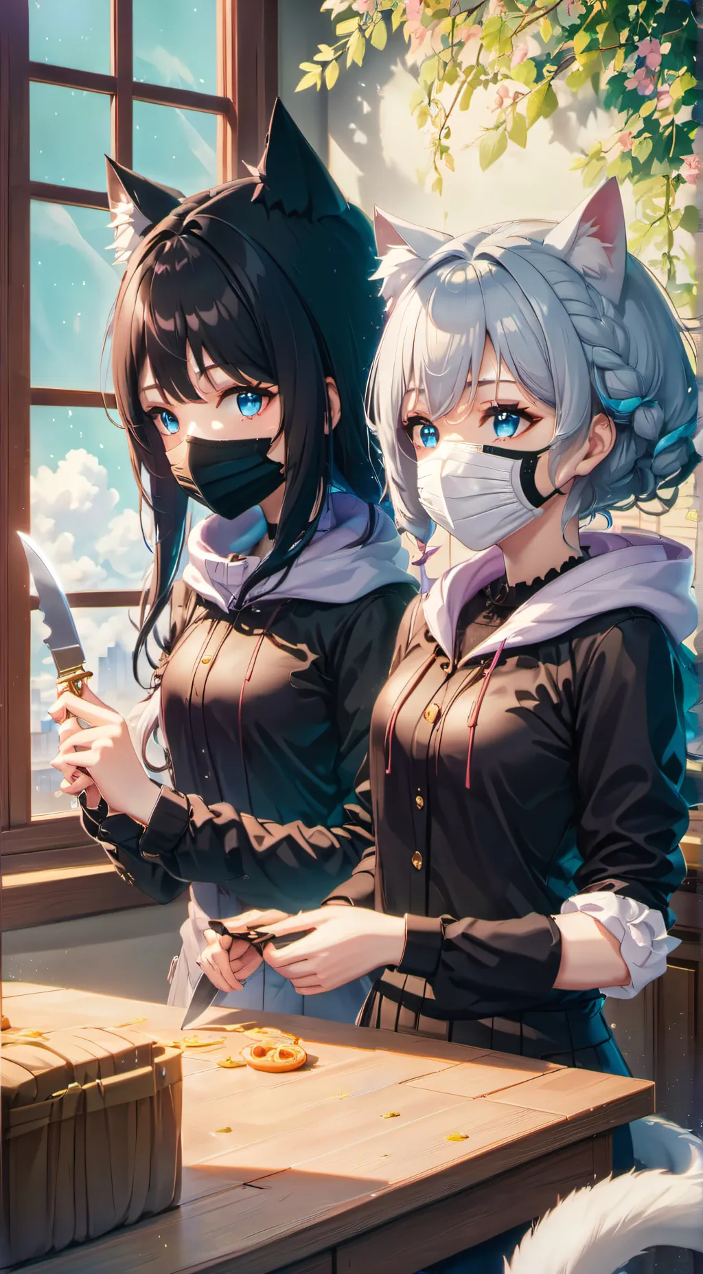 ai character: alice & lily background