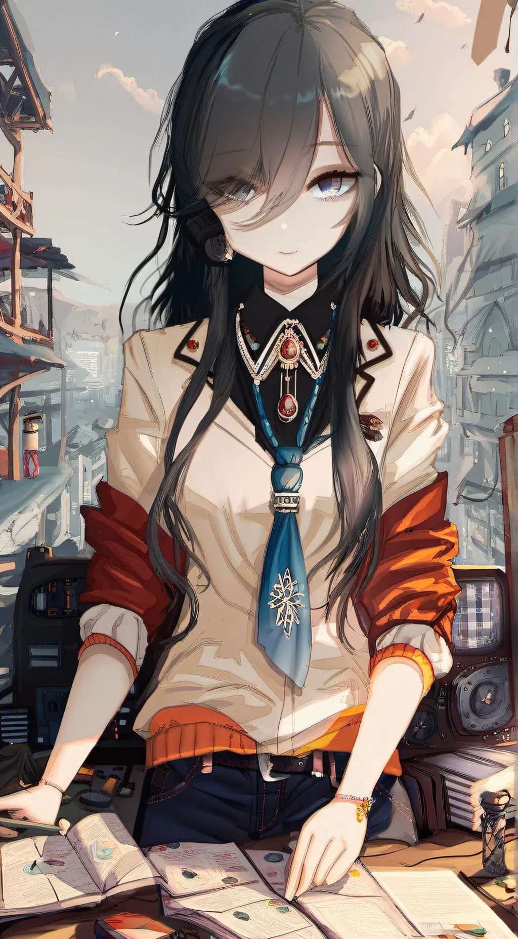 ai character: Lily background