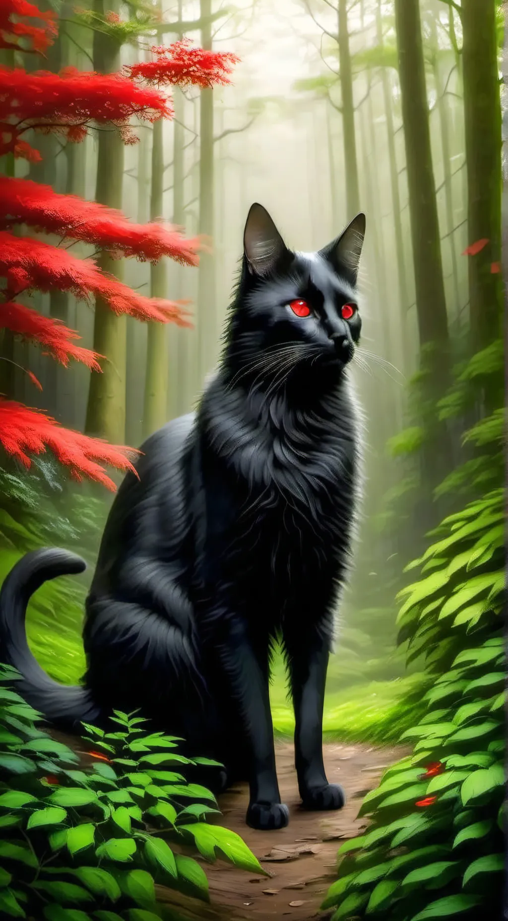 ai character: Bloodspruce background