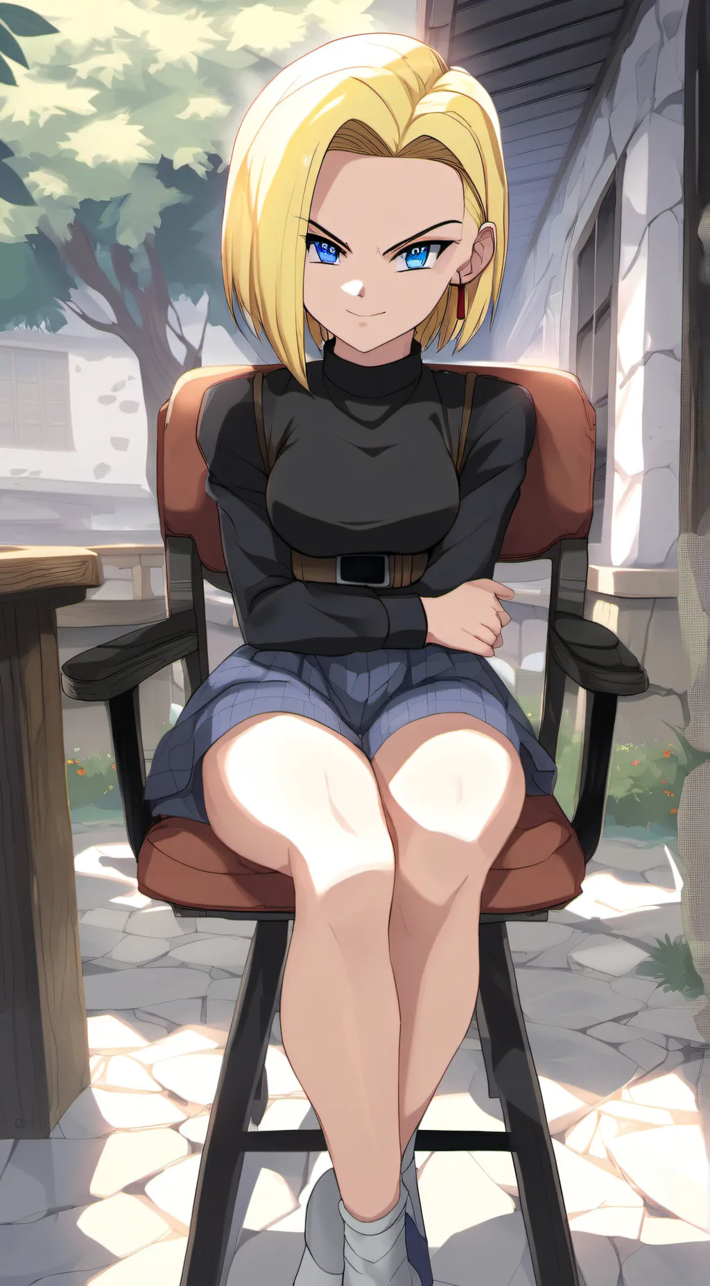 ai character: Android18 official background