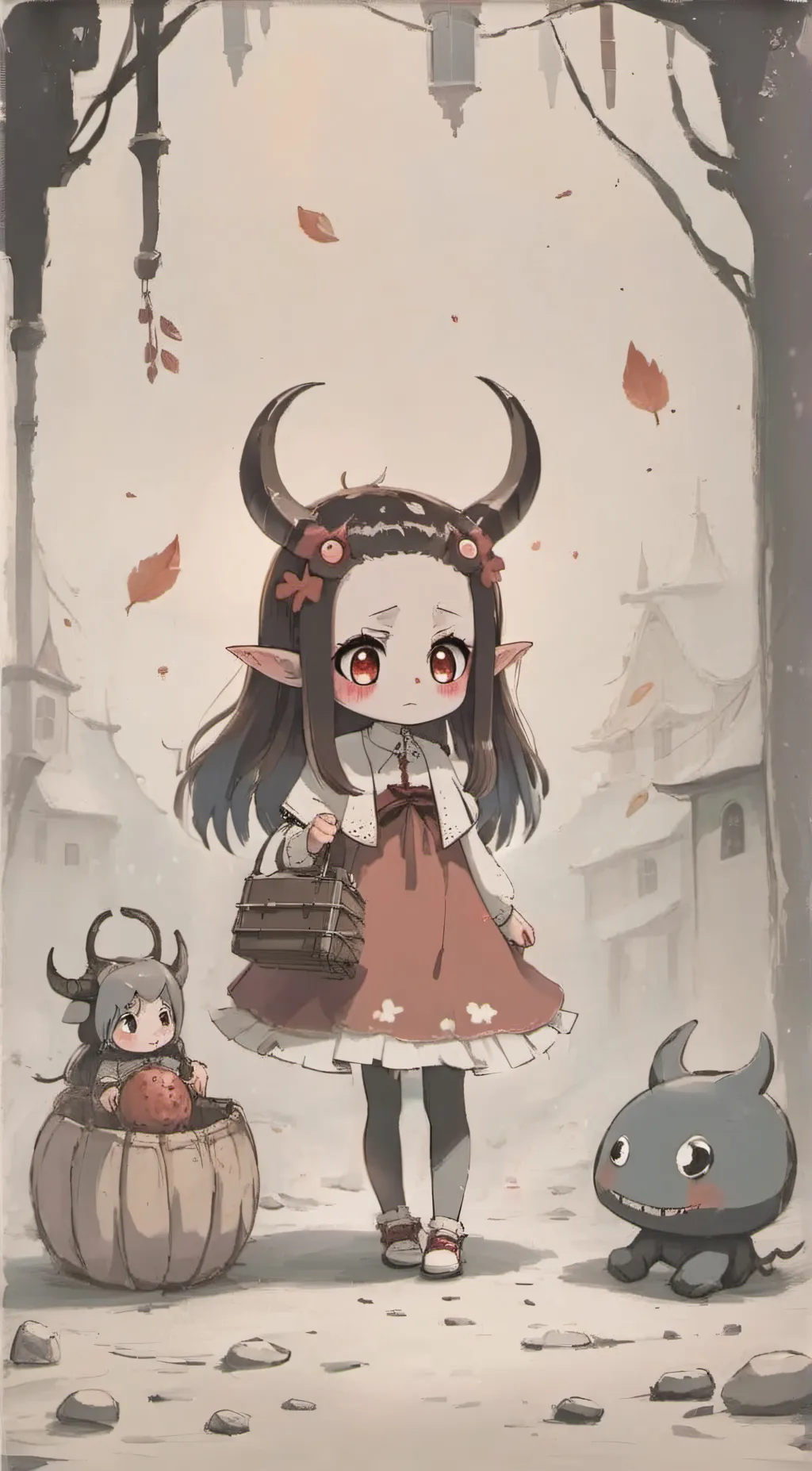 ai character: nezko background