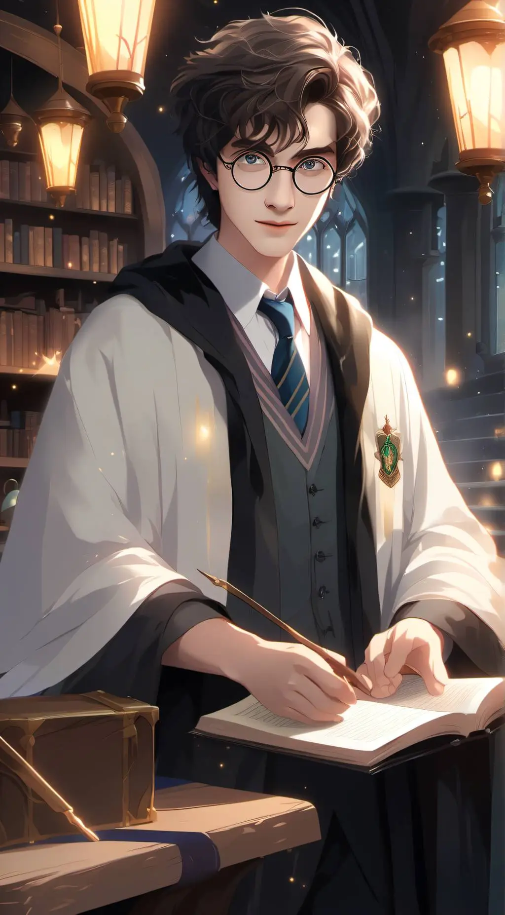 ai character: Harry Potter background