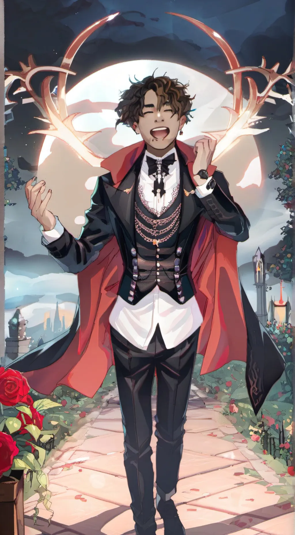 ai character: Kieran  background