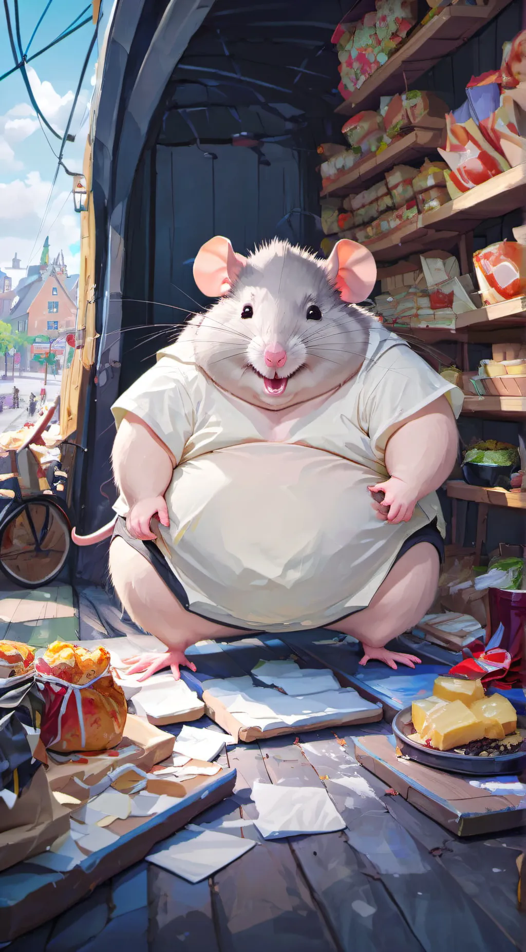 Talkie AI - Chat with fat rat George 