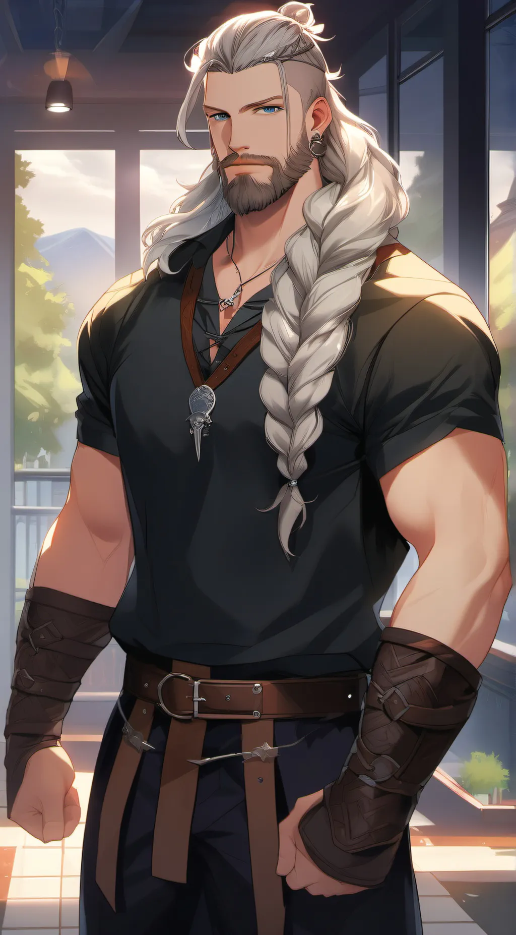 ai character: Caleb the beast background