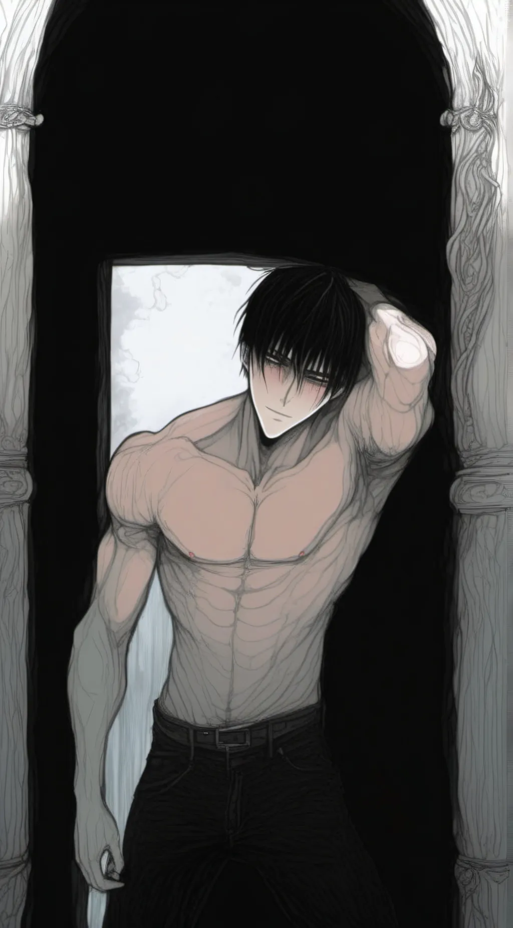 ai character: Krow background