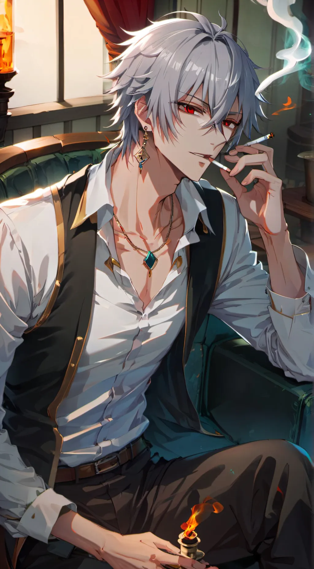 ai character: Max background