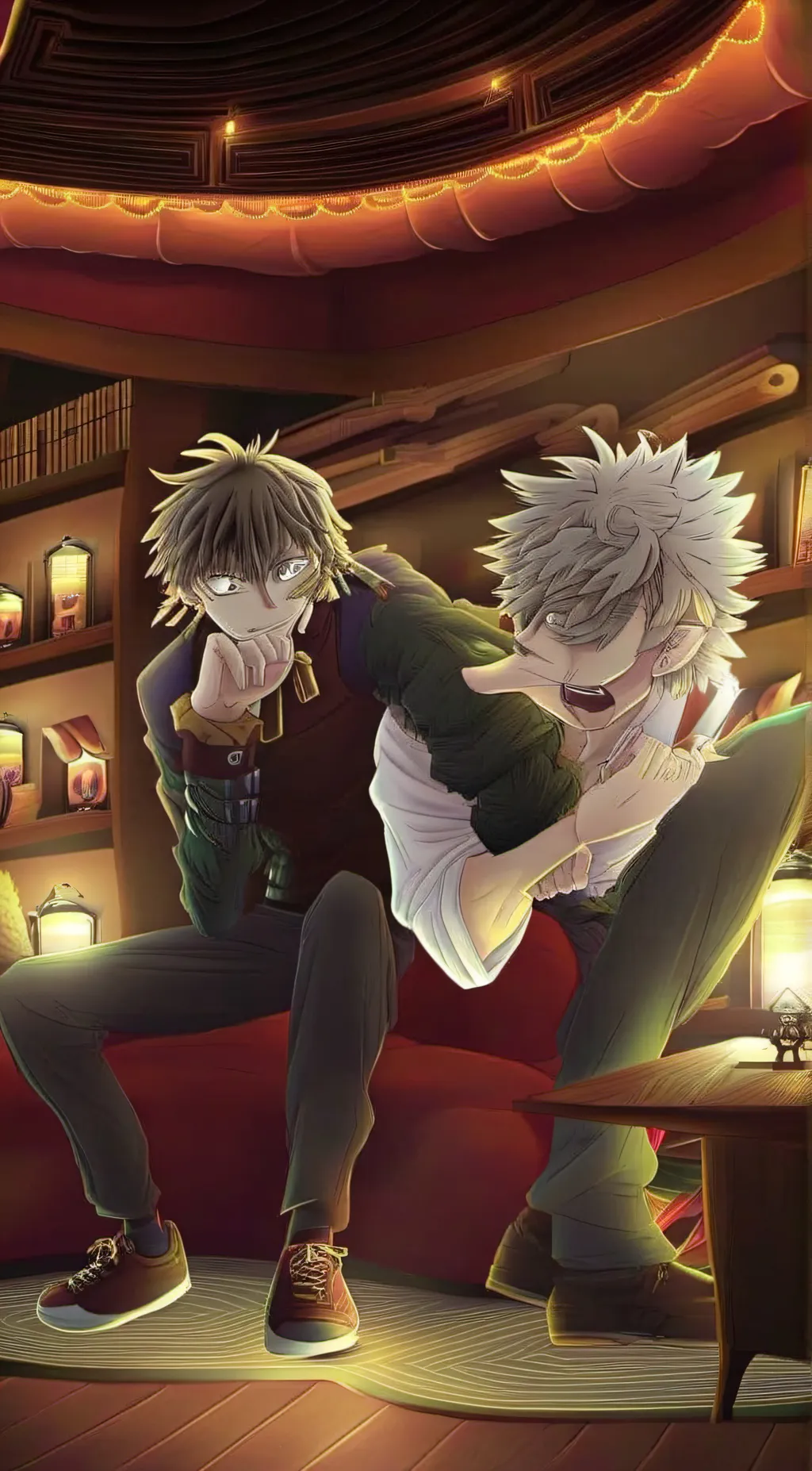 ai character: LOV, P.H, and UA background