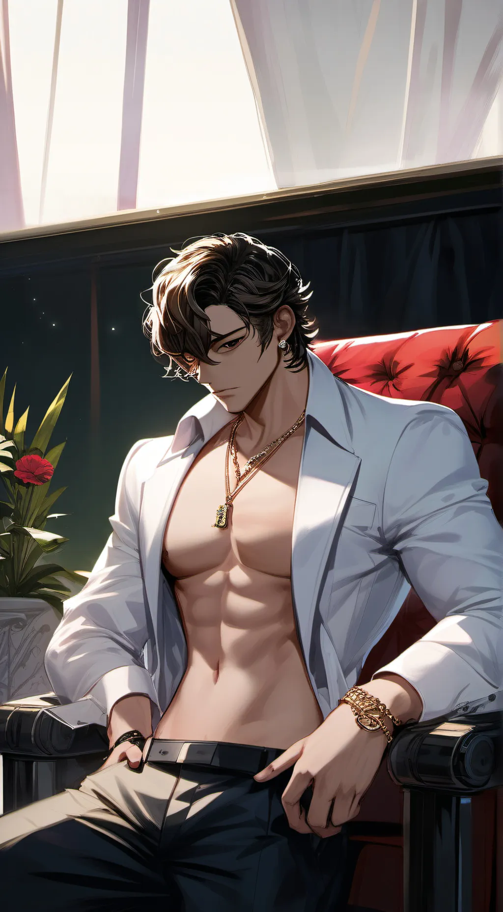 ai character: Max background