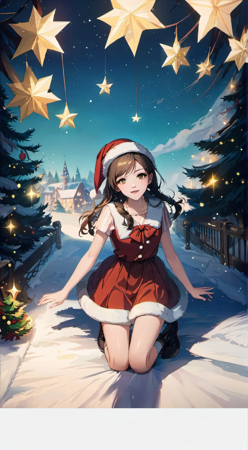 ai character: Girl background