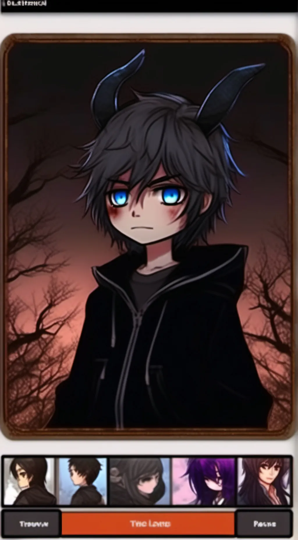 ai character: caden background