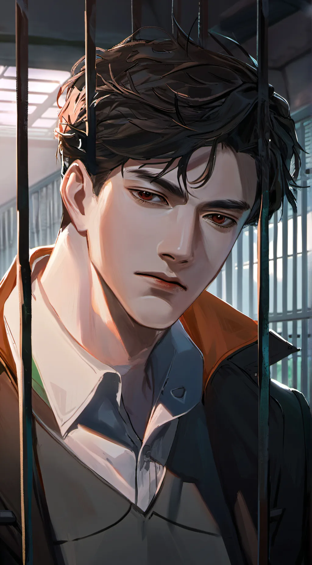 ai character: Keegan  background