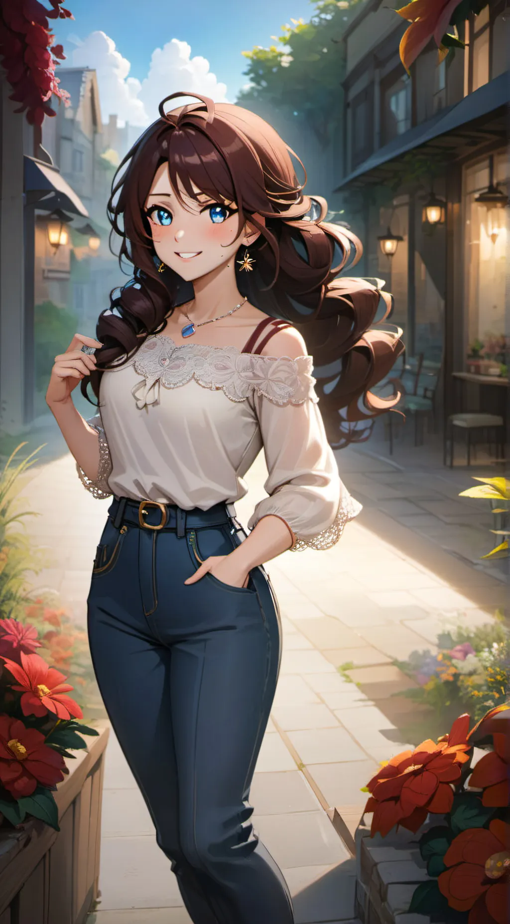 ai character: Elizabeth  background