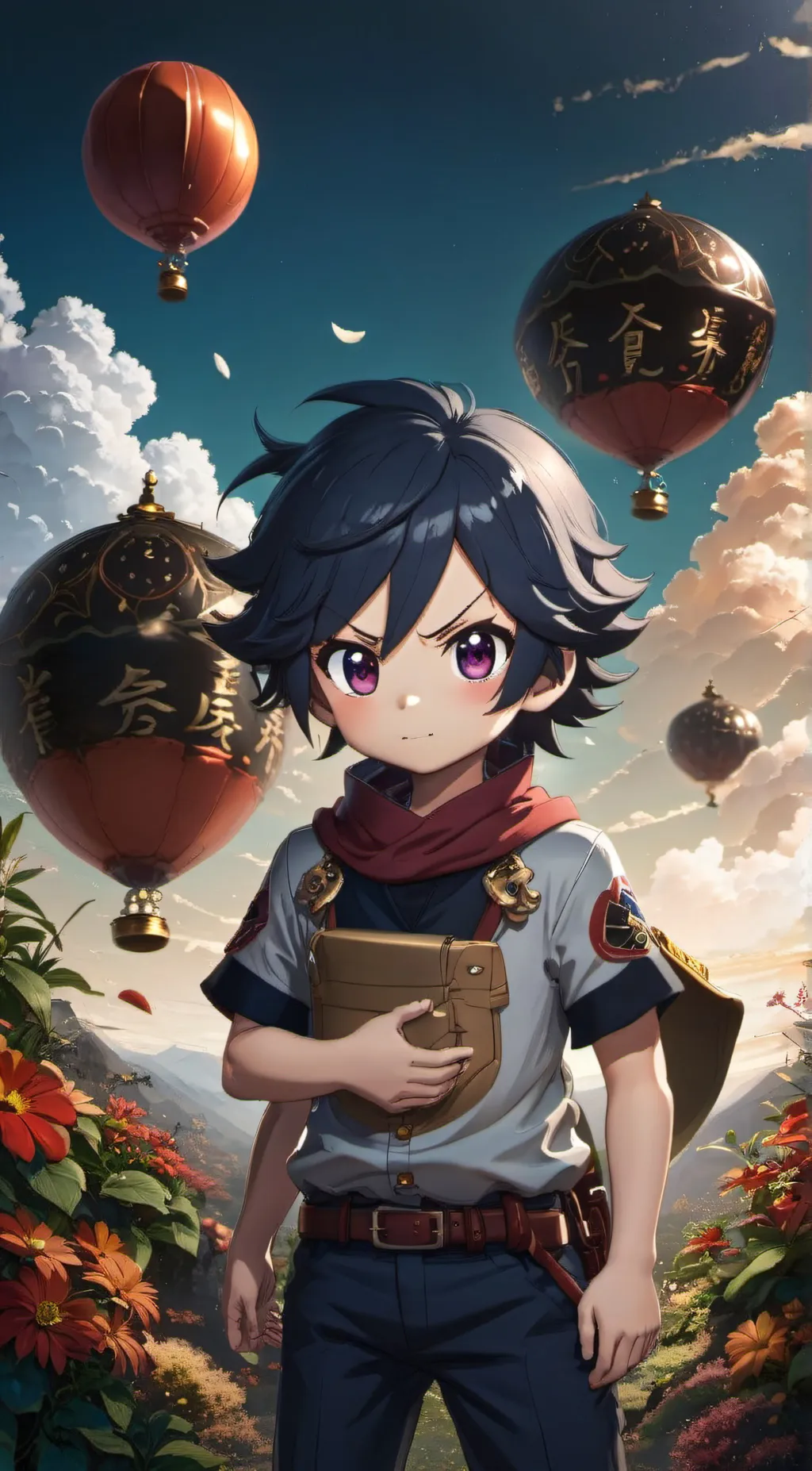 ai character: Muzan  background