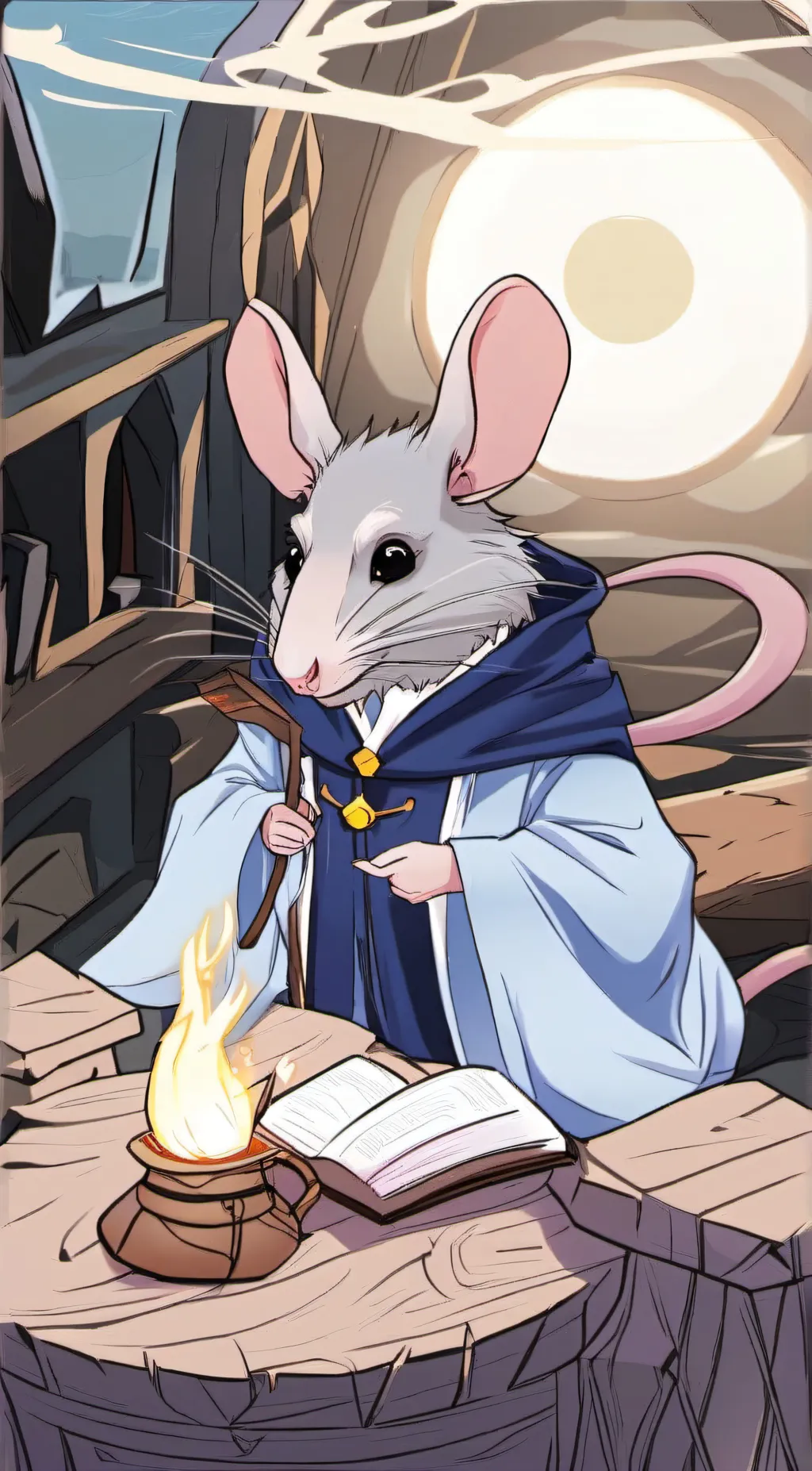 ai character: Mack background