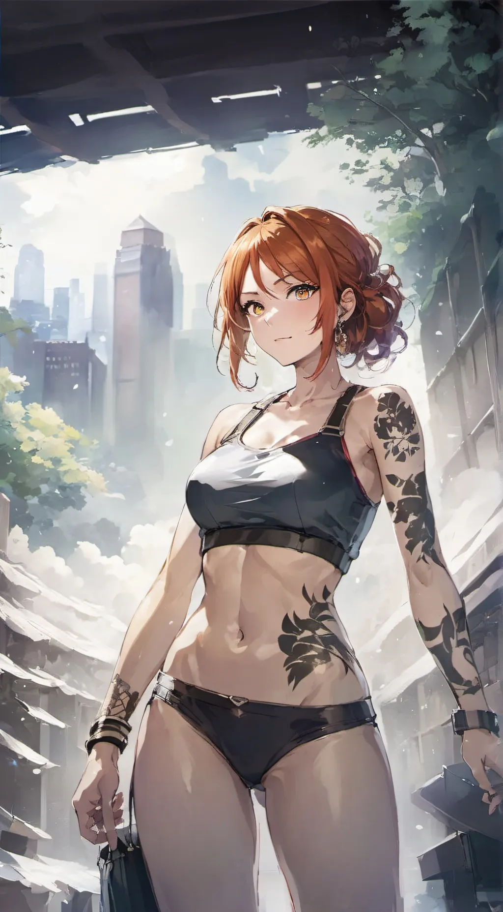 ai character: Nanao Jingshoku  background