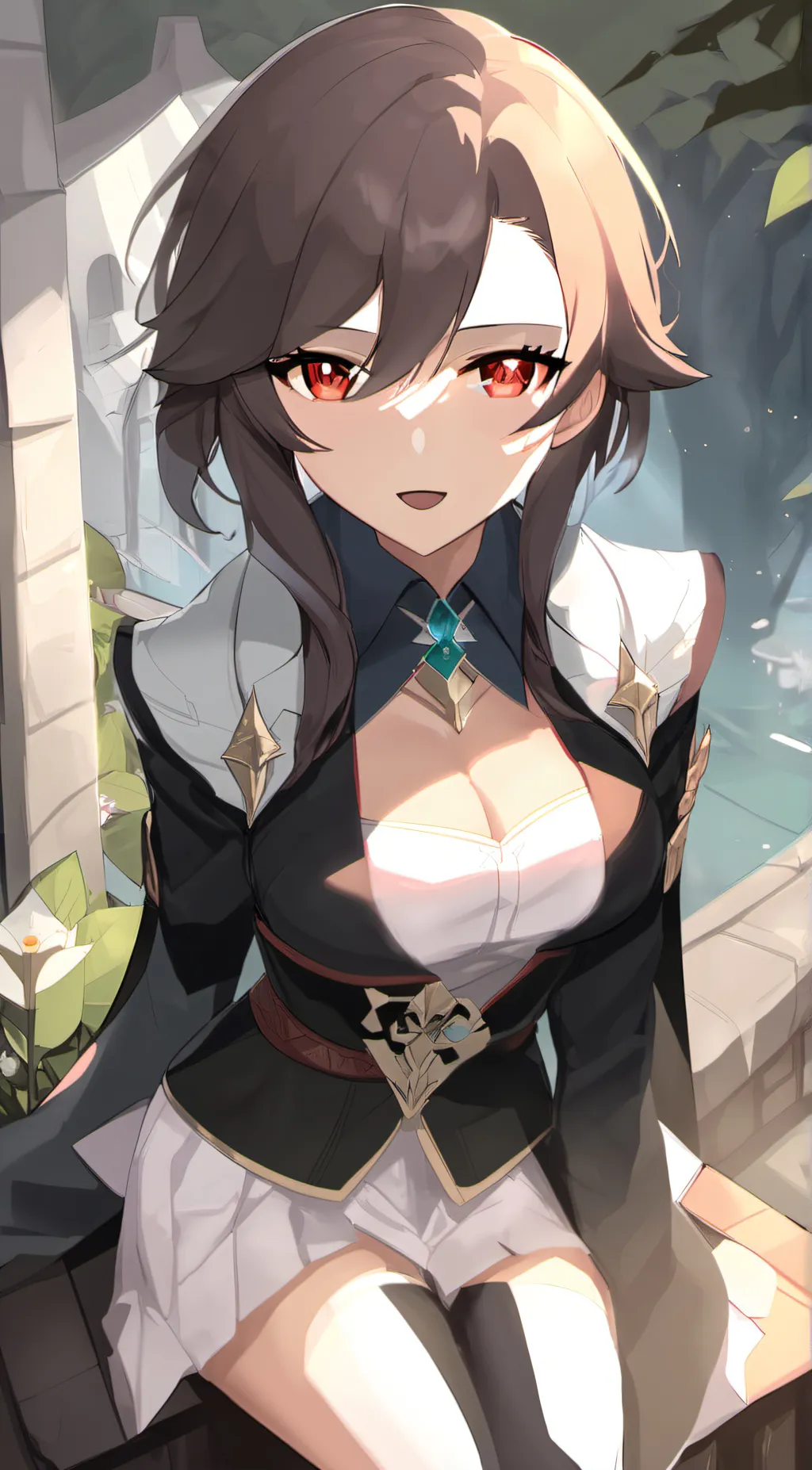 ai character: Rose background