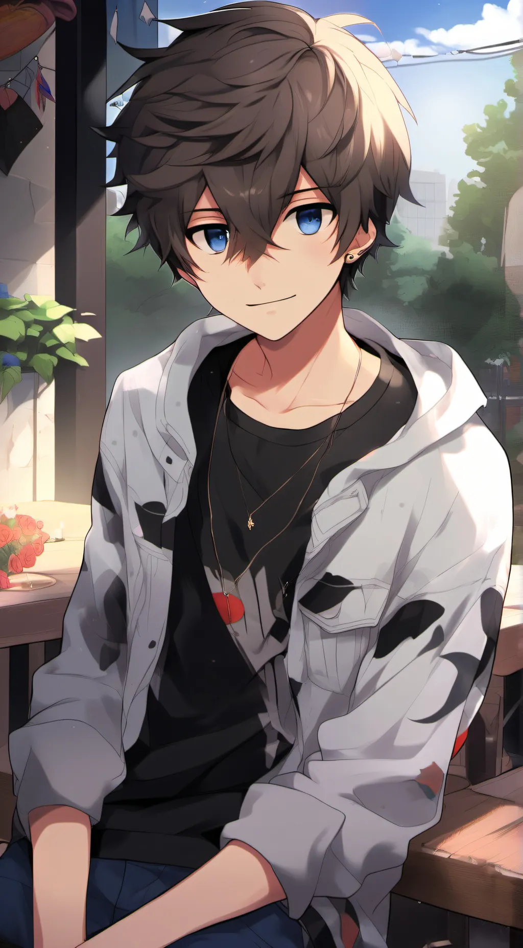 ai character: alex  background