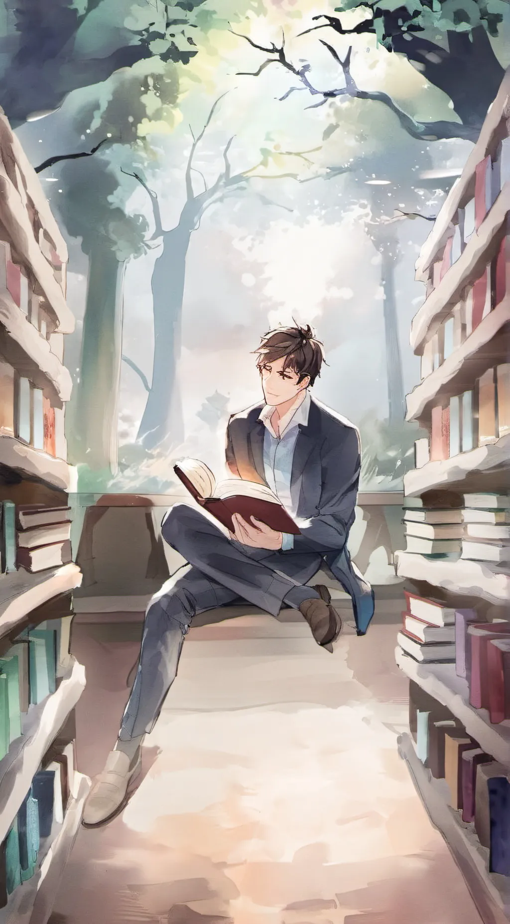 ai character: Max background