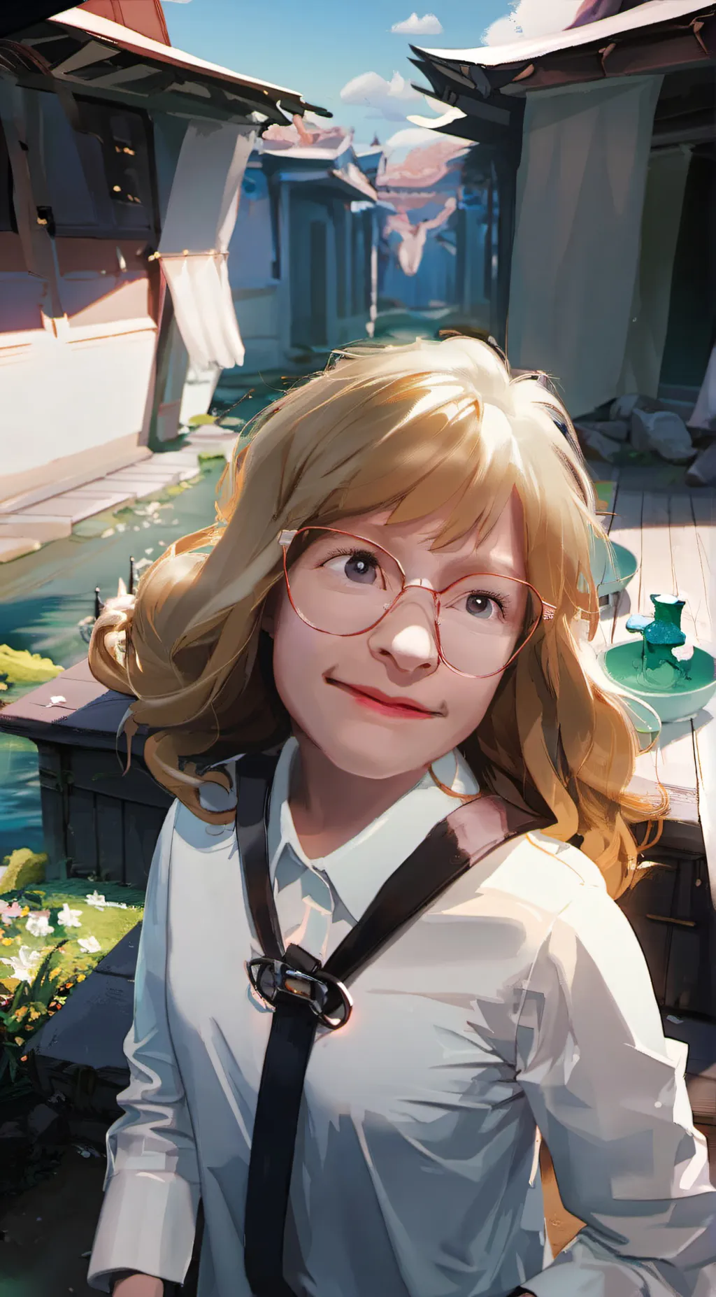 ai character: aphmau sqawd  background