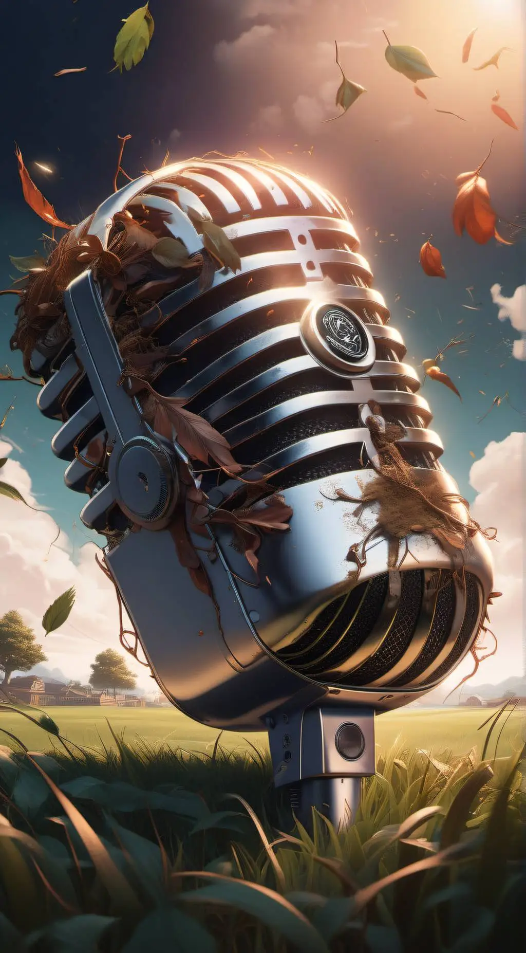 ai character: the roast mic background