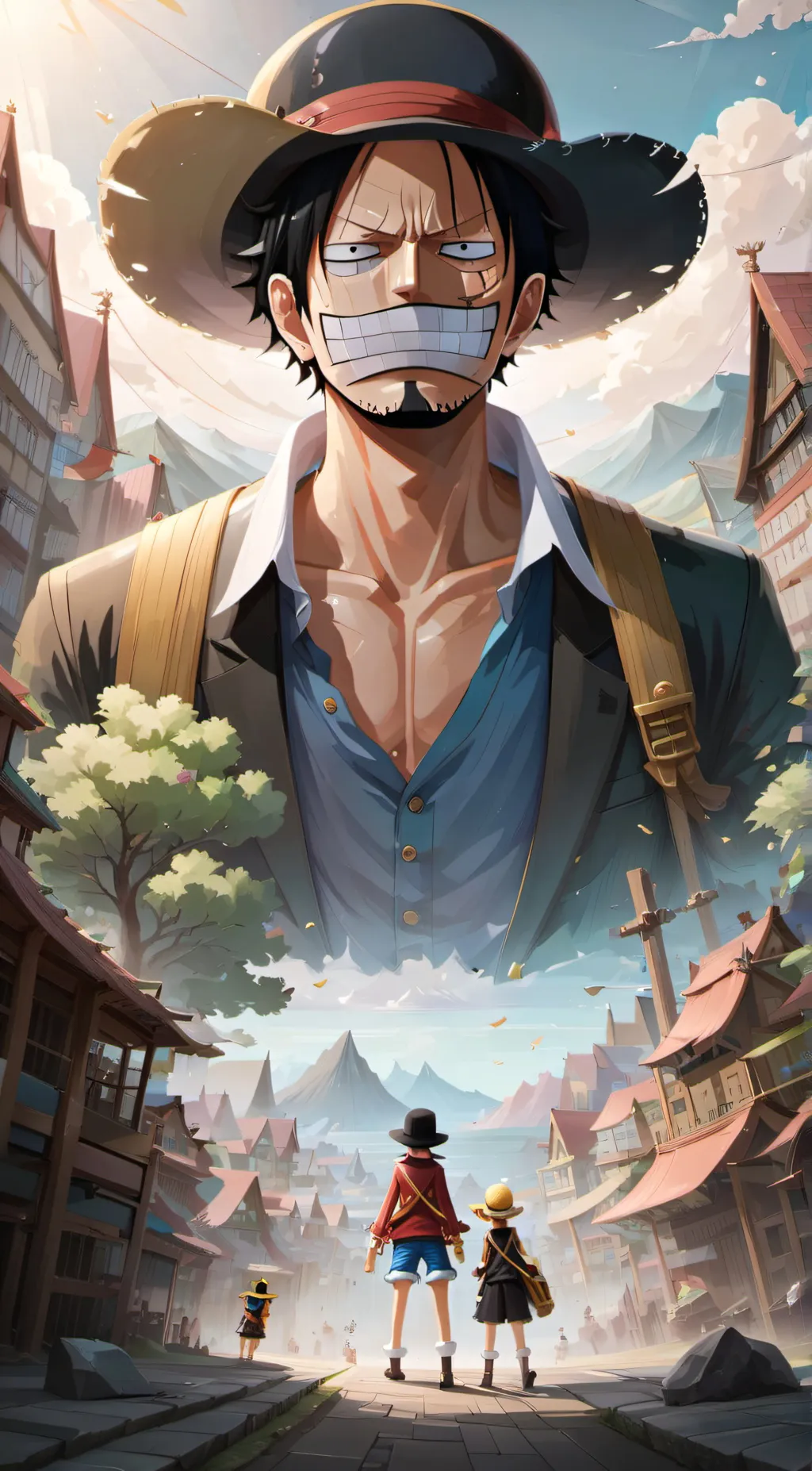 ai character: one piece hater background