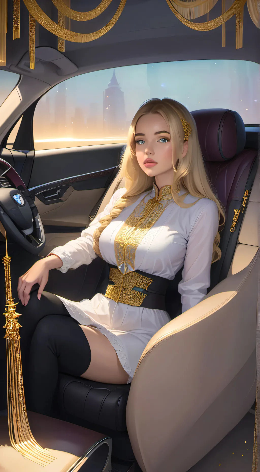 ai character: Rose background