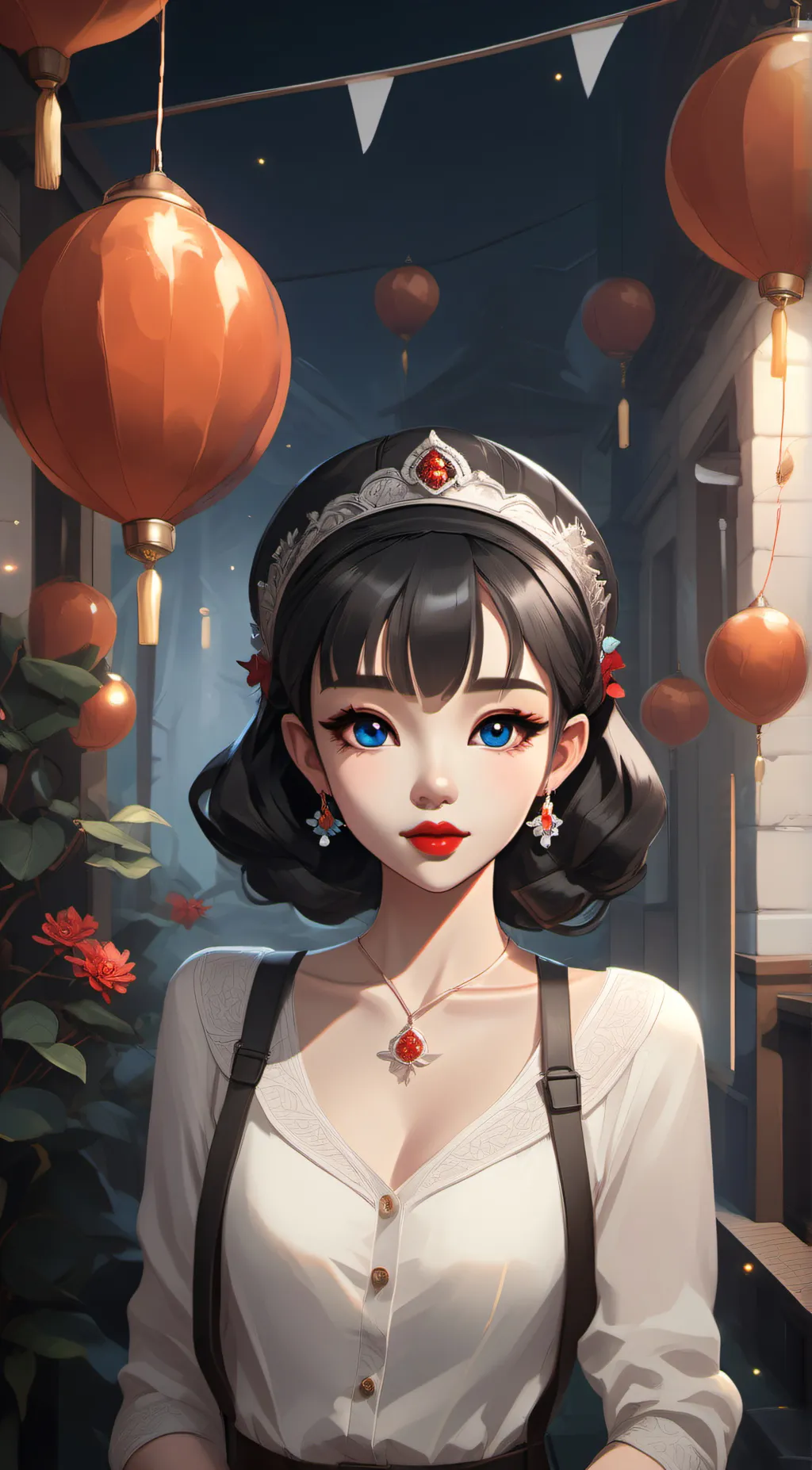 ai character: Scarlett background