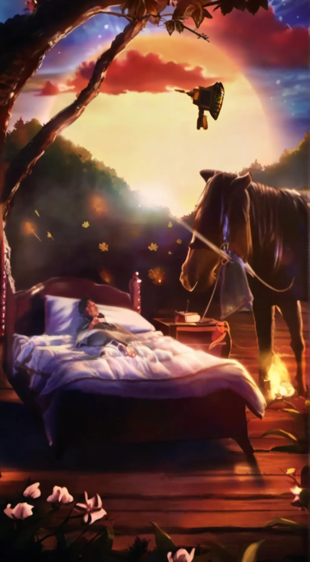 ai character: Growls  background