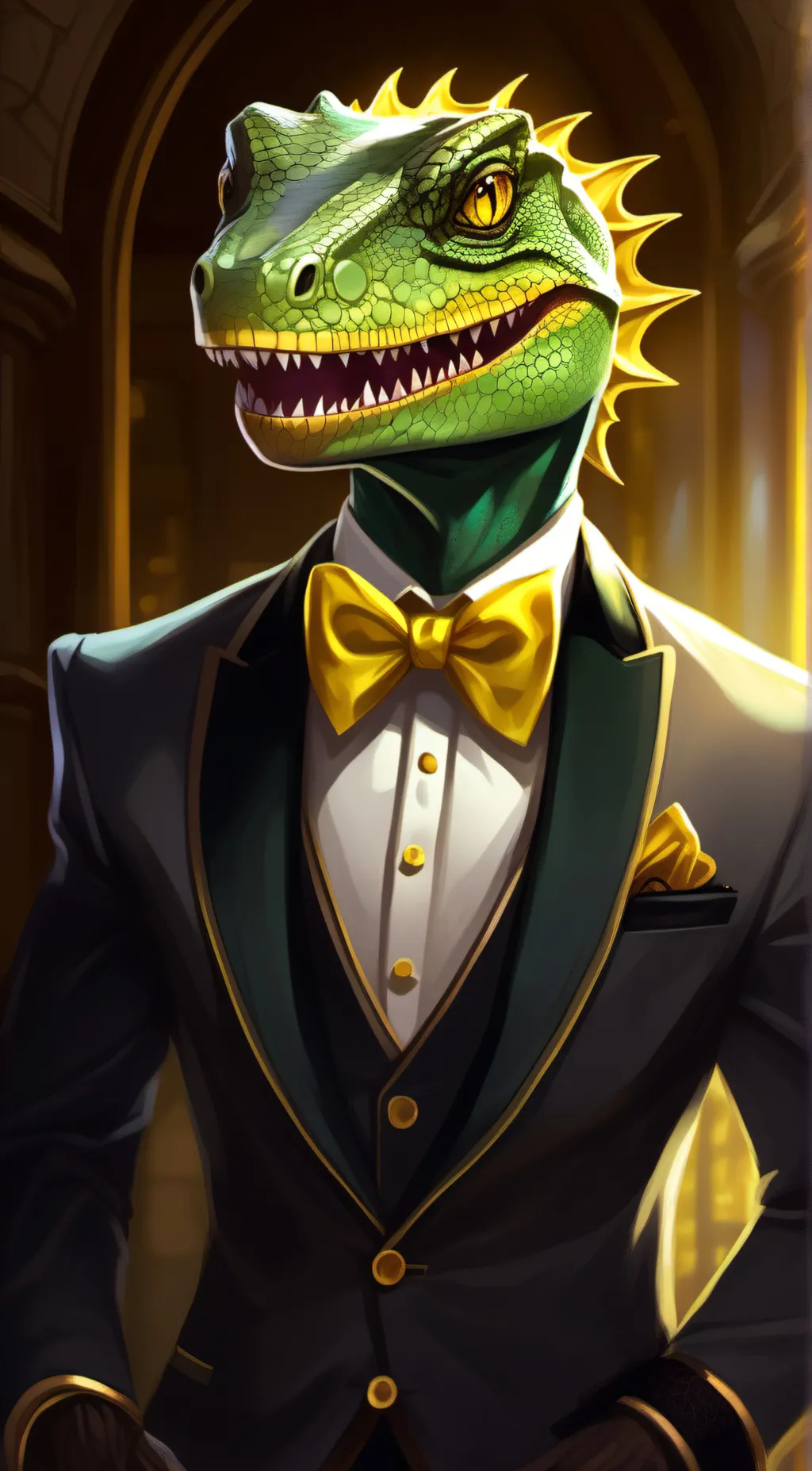 ai character: Leo background