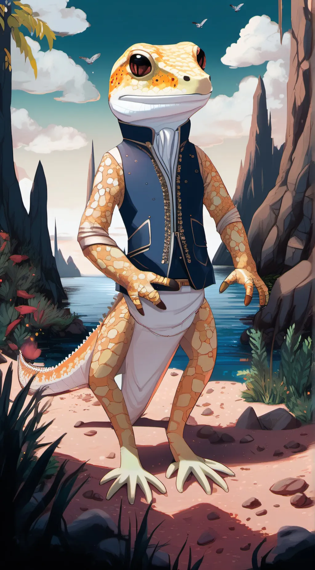 ai character: Geck background