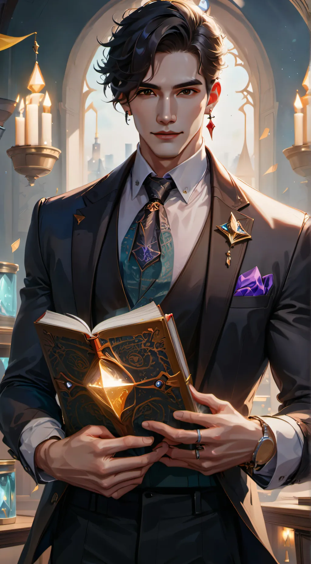 ai character: Neptune  background