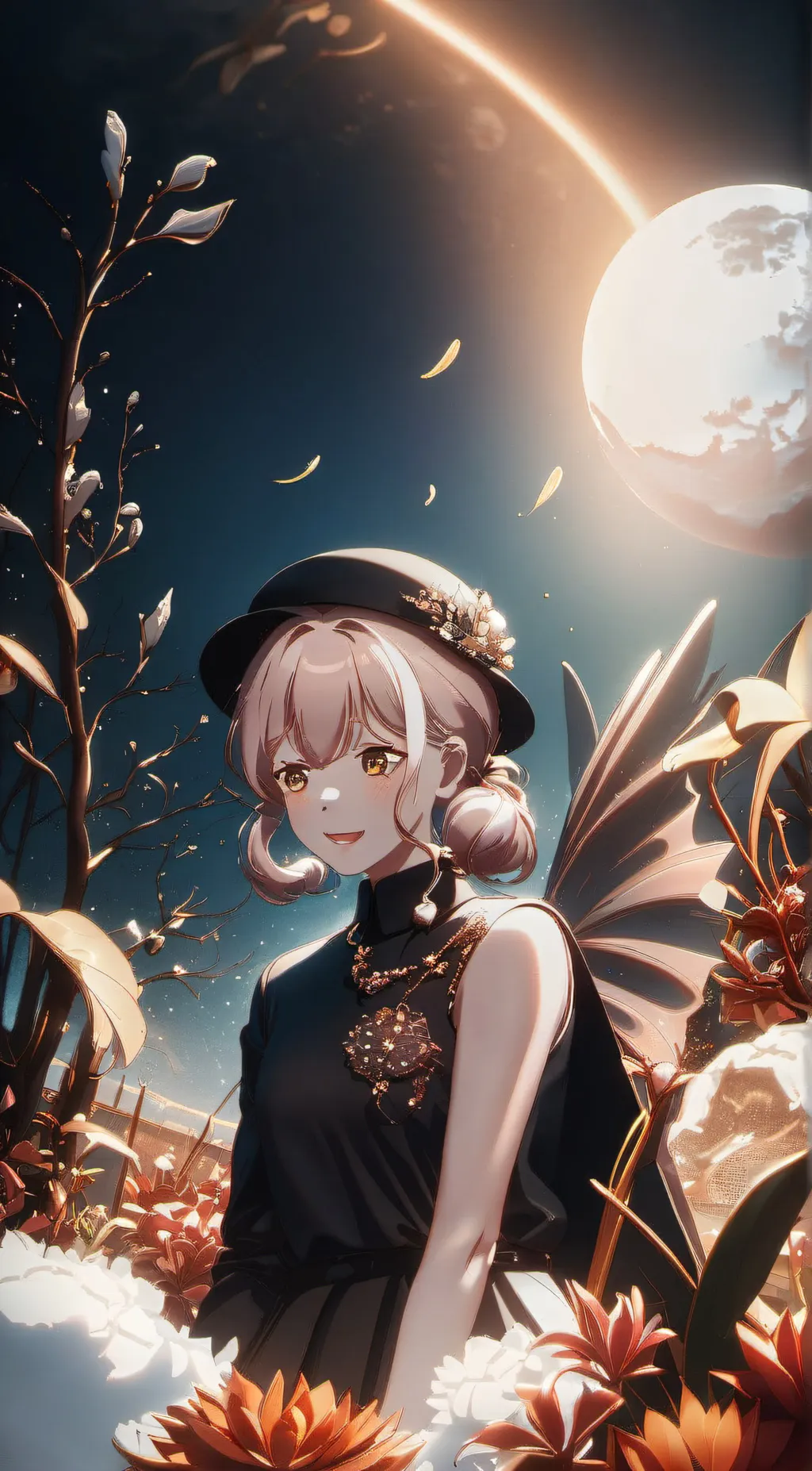 ai character: hashira 🌷 background