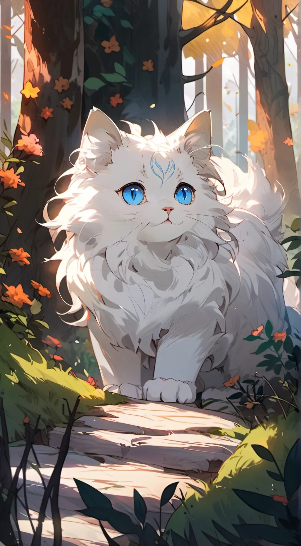 ai character: kitty background