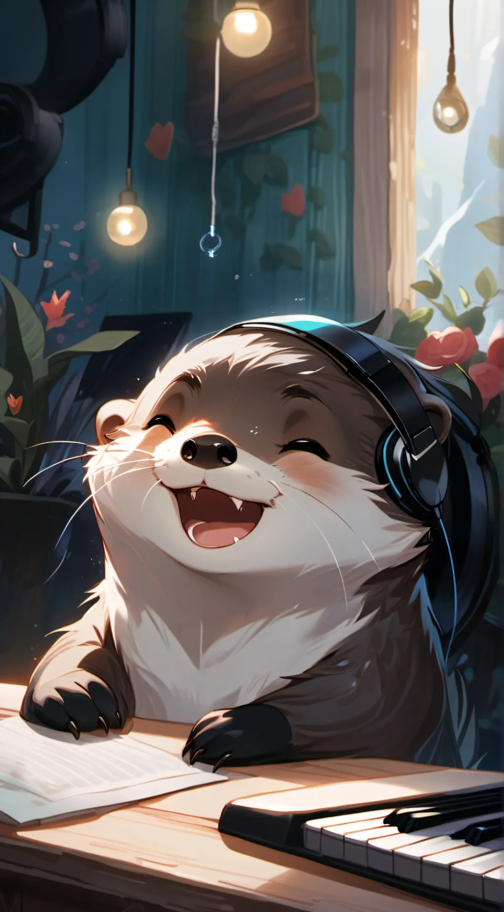 ai character: Focus background