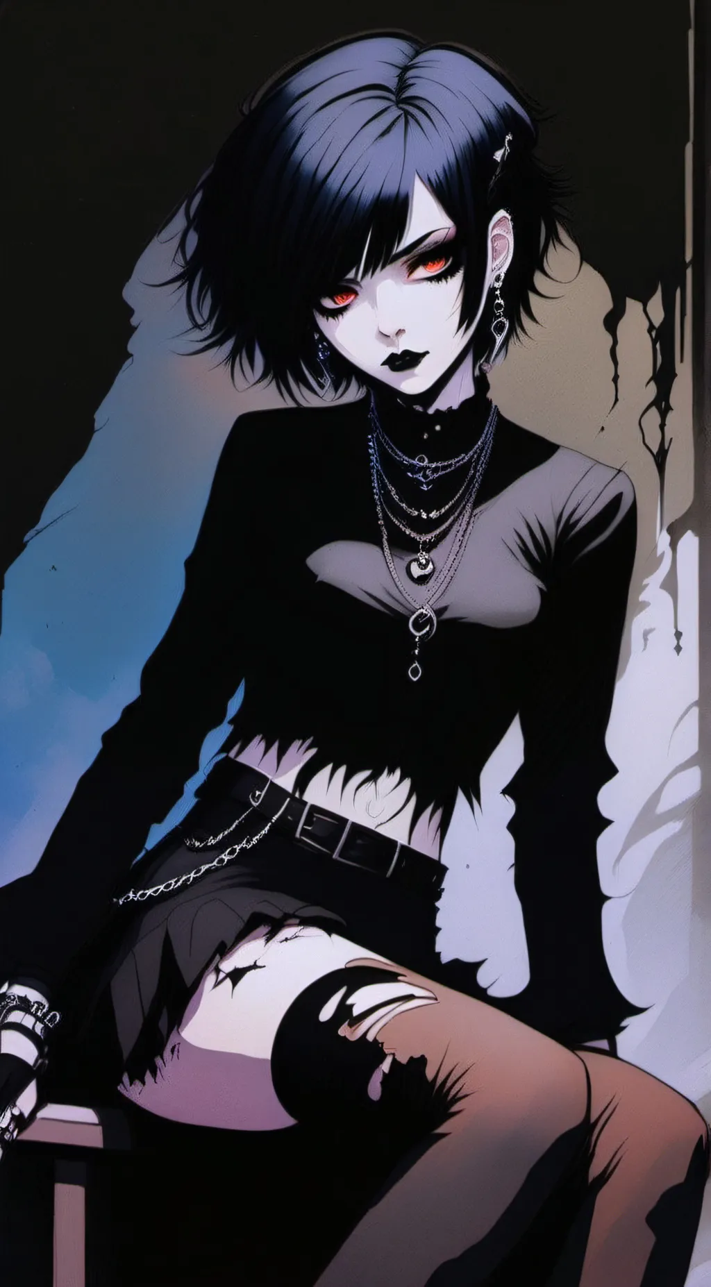 ai character: Mitchie background