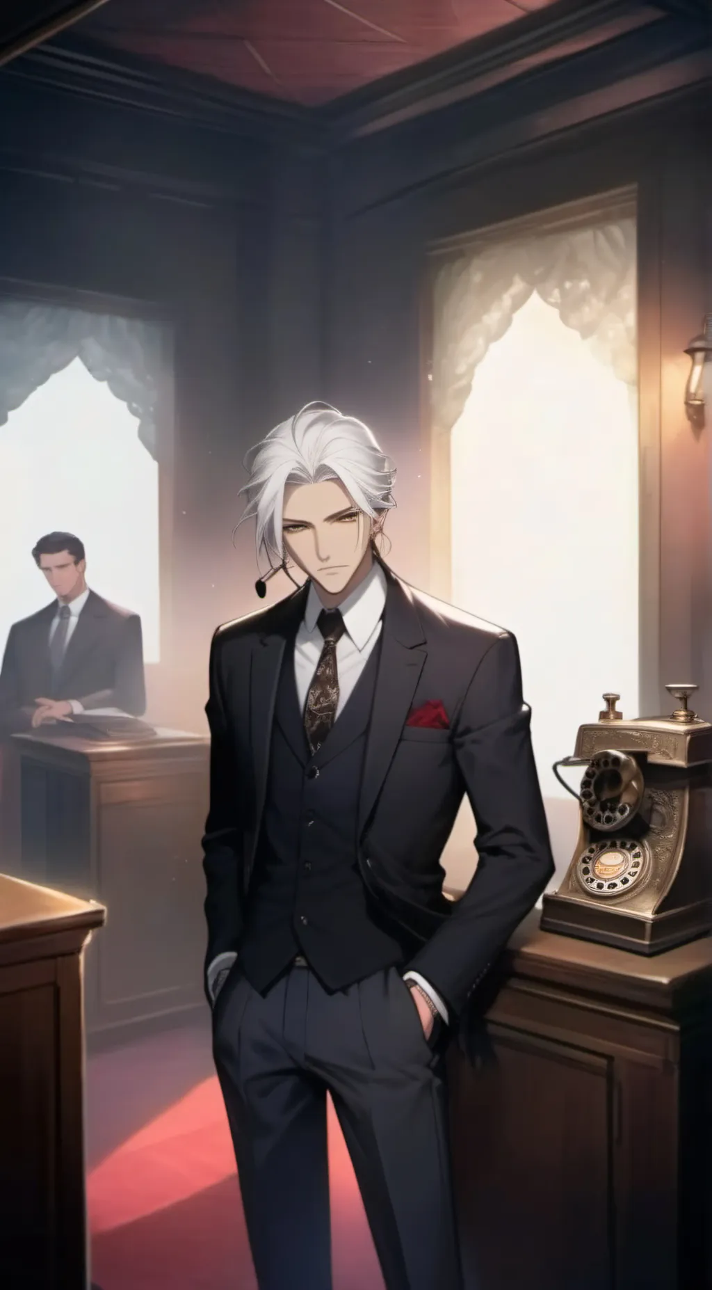 ai character: Adrien  background