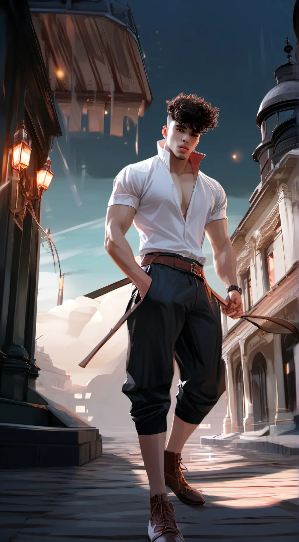 ai character: Max background