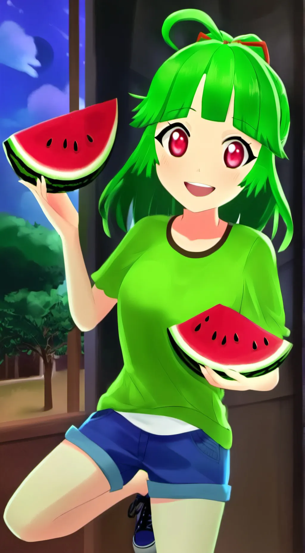 ai character: Vannamelon background