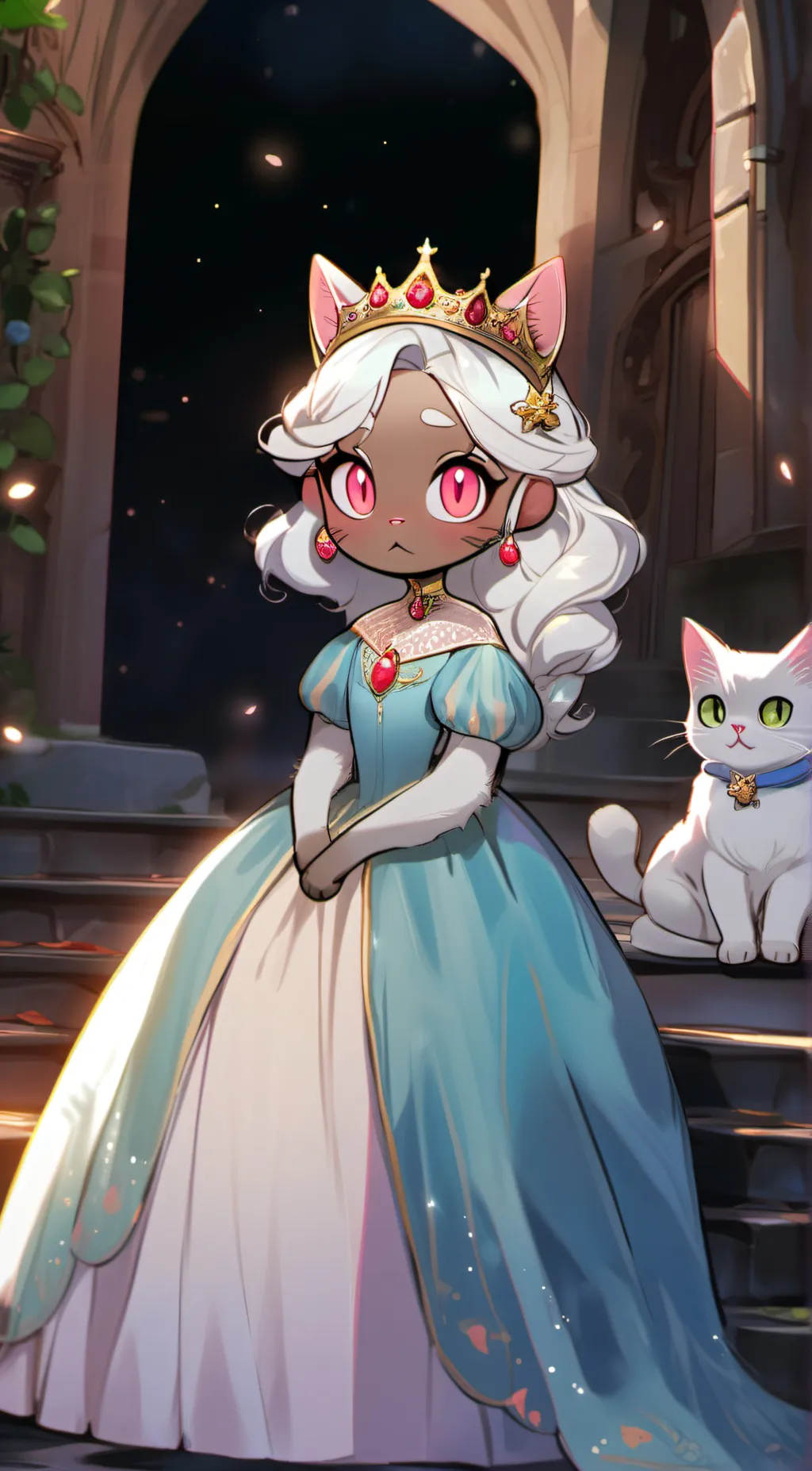 ai character: Mia your master background