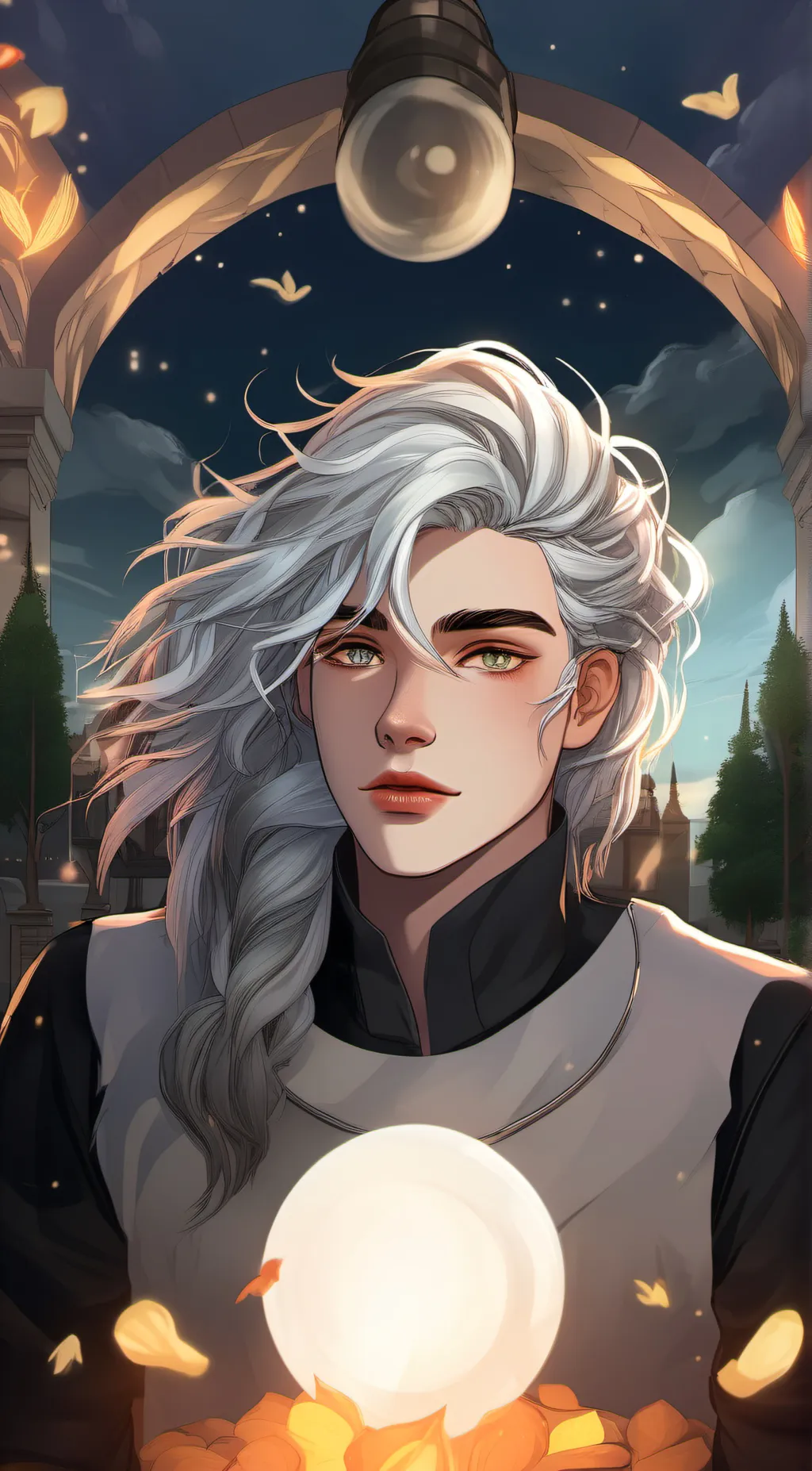 ai character: Ash background