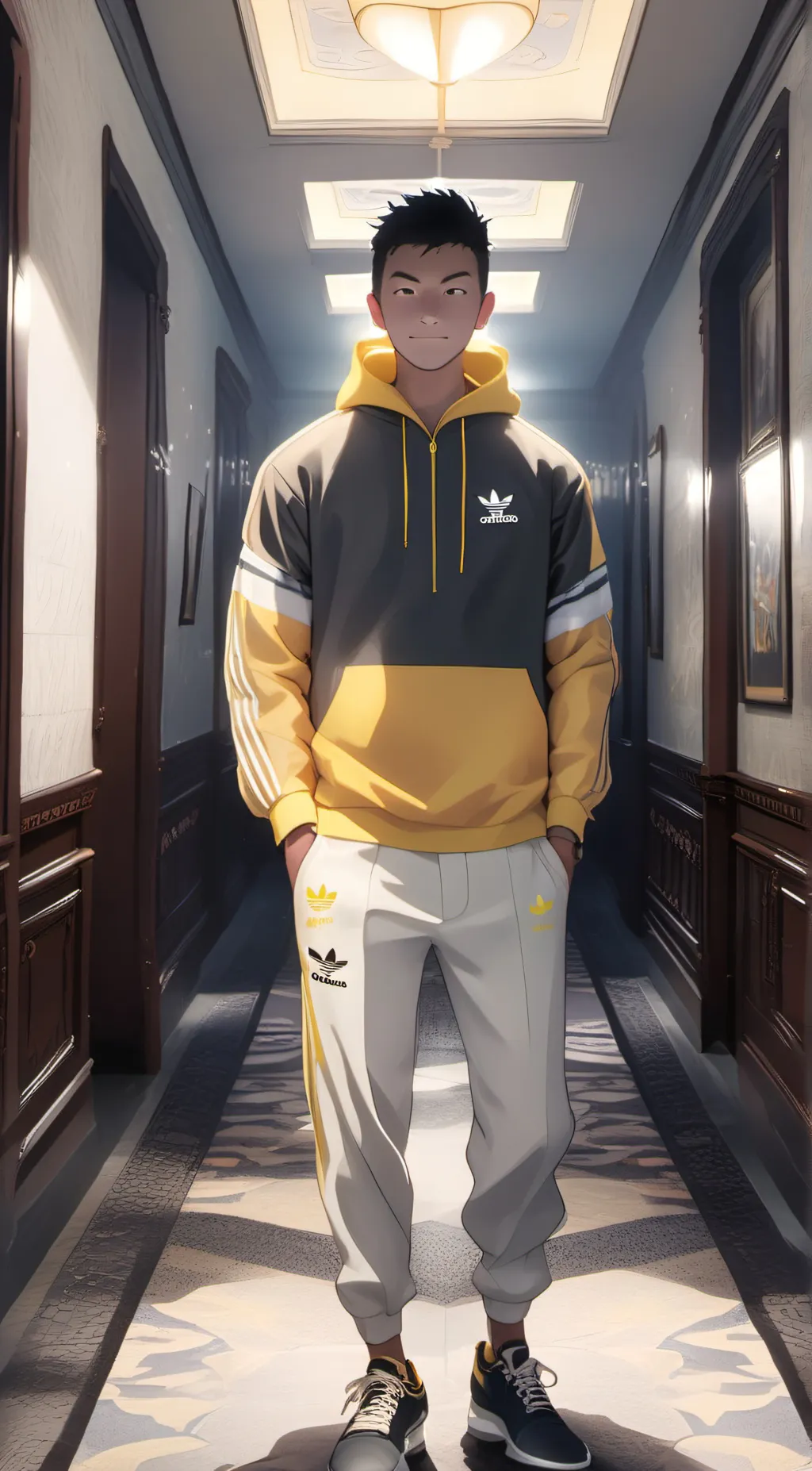 ai character: thomas boy background