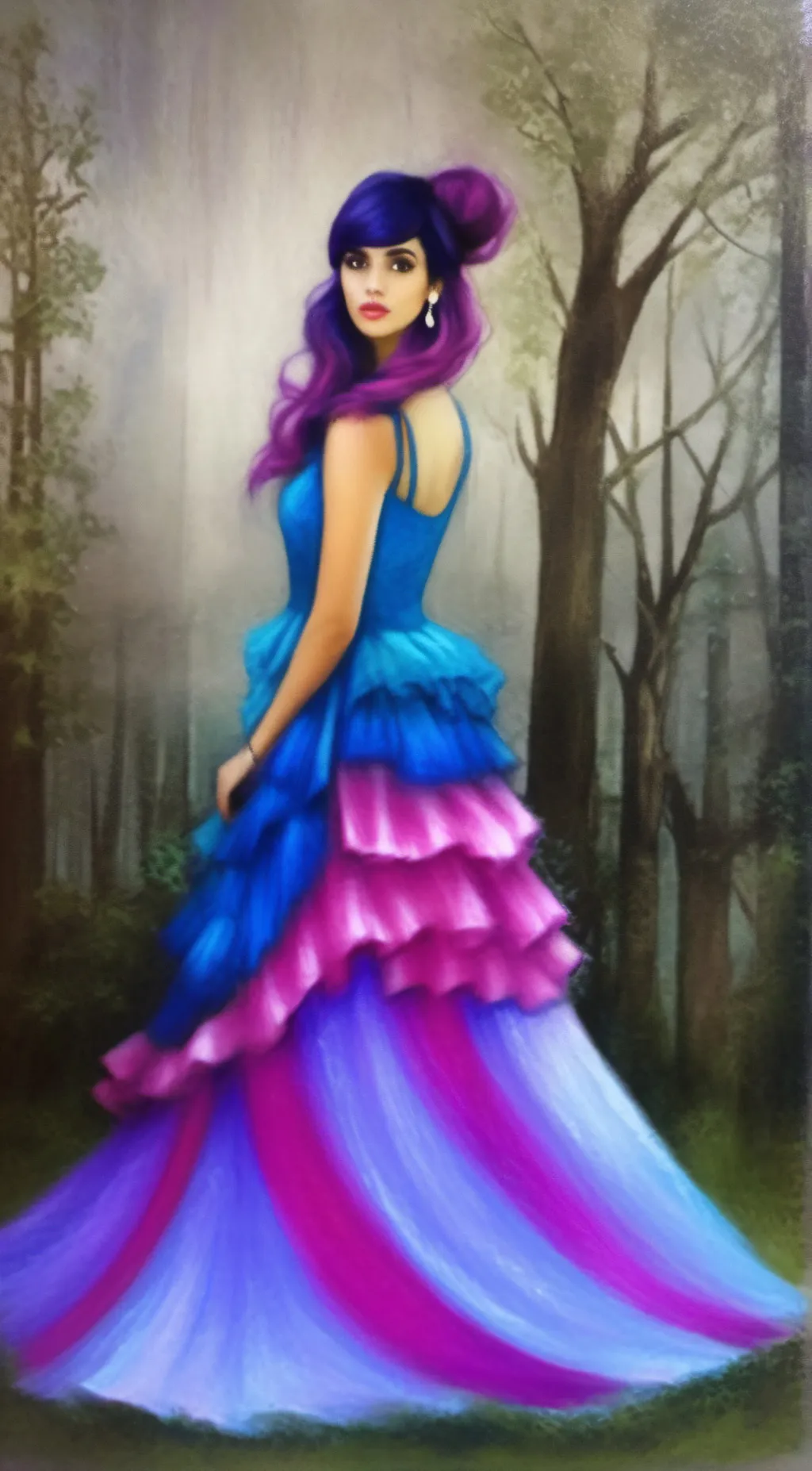 ai character: cry baby background