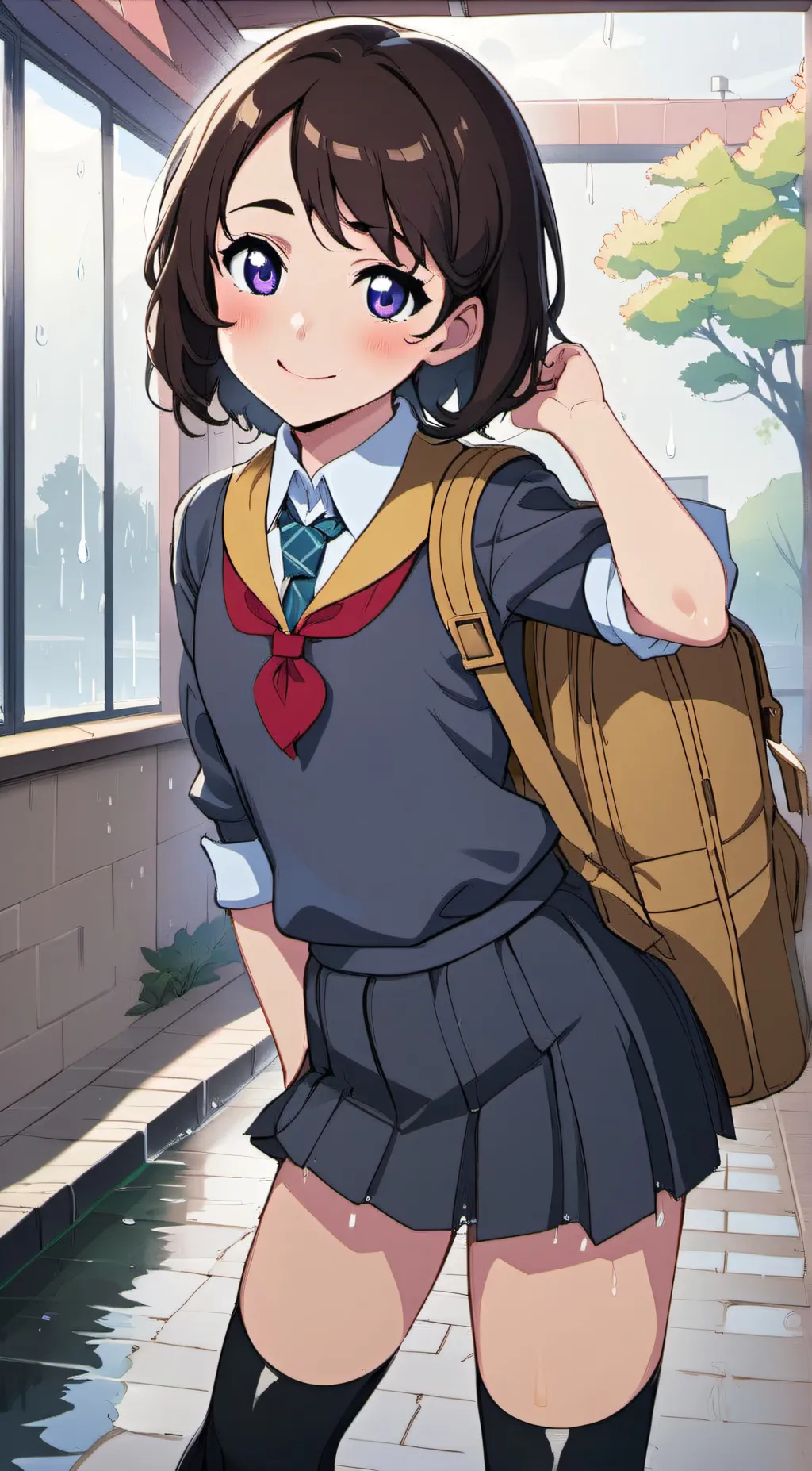 ai character: Jenna Brizak background