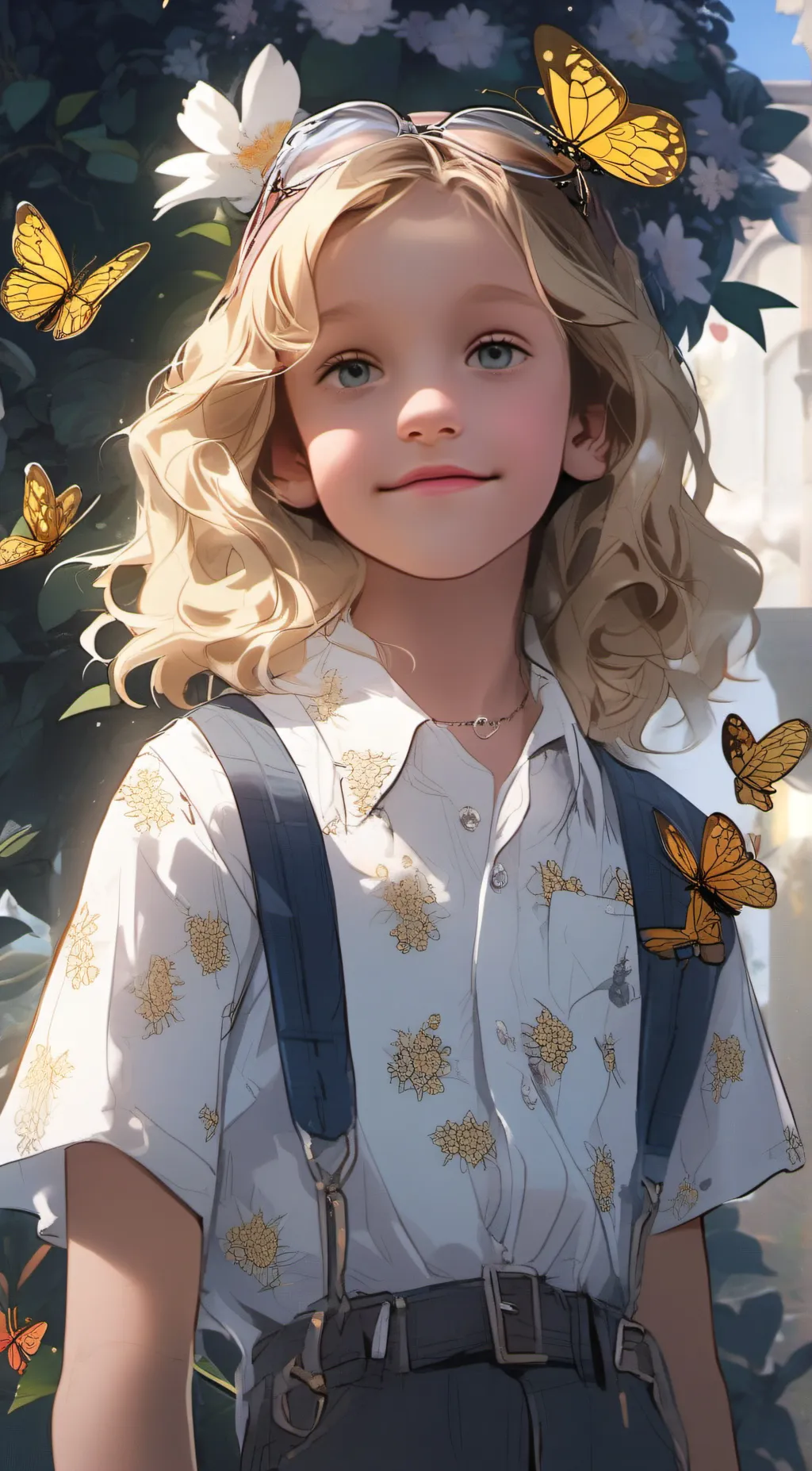 ai character: emma  background