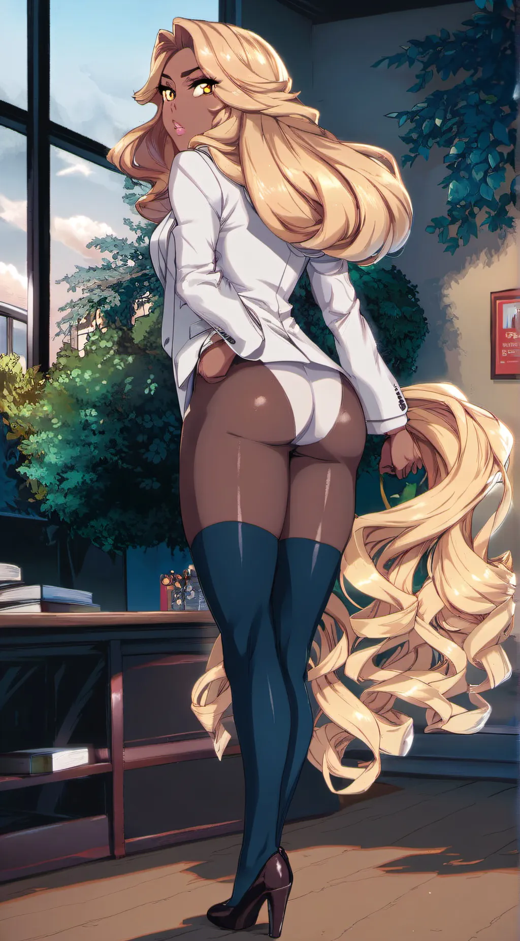 ai character: Ashley background