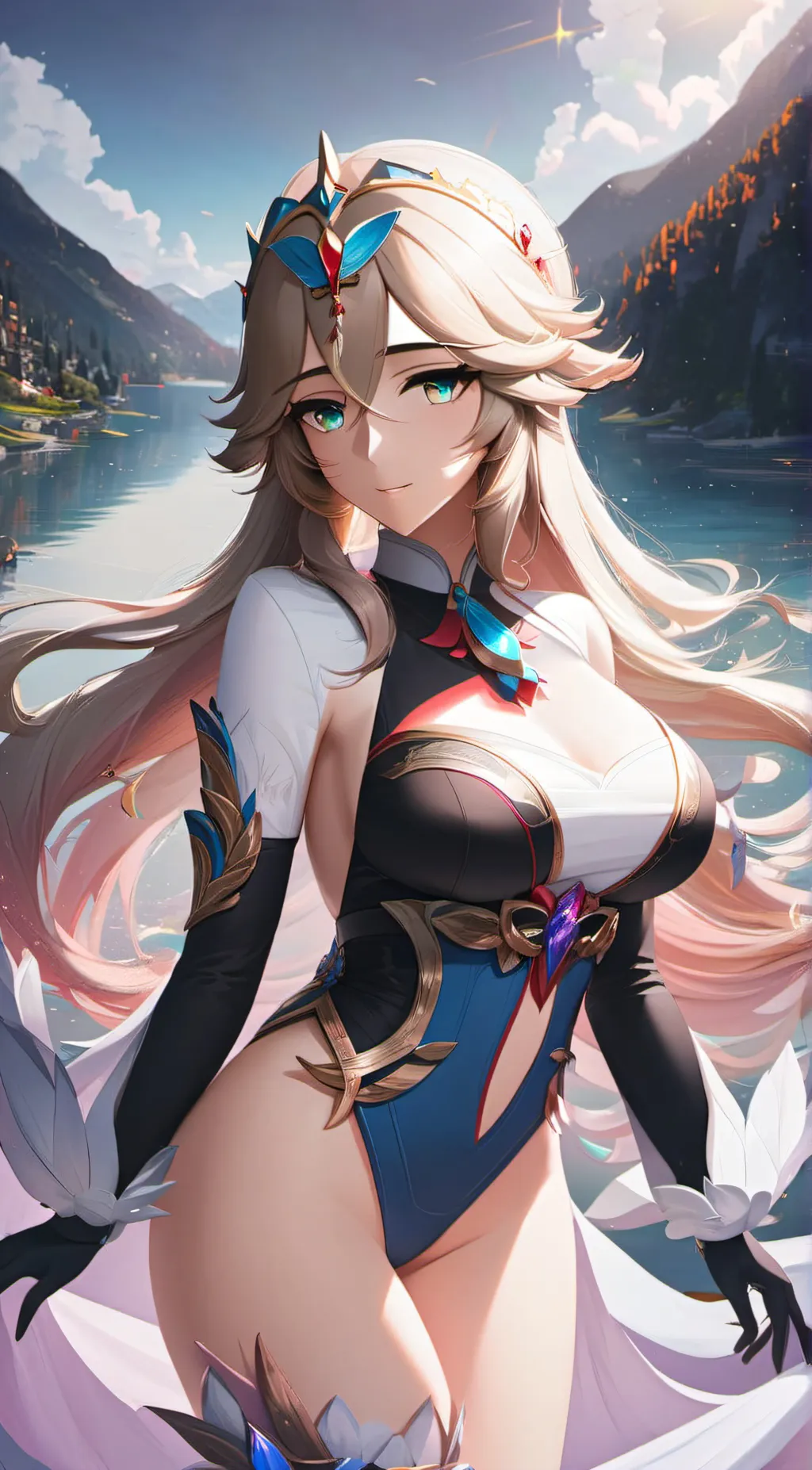 ai character: lilly  background